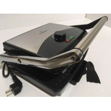 Электрический прижимной гриль,BBQ Grill Crownberg, Контактный гриль с терморегулятором, Барбекю