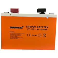 Аккумулятор LiFePO4 в алюминевом корпусе Soonest 12V/100Ah 1,28 kWh Аккумулятор LiFePO4 в алюминевом корпусе Soonest 12V/100Ah 1,28 kWh