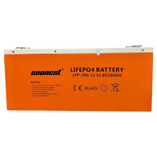 Аккумулятор LiFePO4 в алюминевом корпусе Soonest 12V/200Ah 2,56 kWh Аккумулятор LiFePO4 в алюминевом корпусе Soonest 12V/200Ah 2,56 kWh