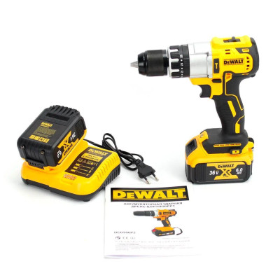 Аккумуляторный Шуруповерт DeWALT DCD996 ударный (36V 5A/h Li-Ion) с железным патроном в кейсе