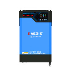 Гибридный солнечный инвертор с чистой синусоидой Raggie RG-MH3600W 24V MPPT-120A с зарядным устройстом