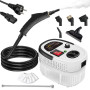 Пароочиститель с насадками Steam Cleaner 2500Вт, портативный отпариватель для чистки и стерилизации поверхностей, ручной