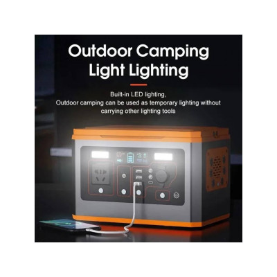 Портативная зарядная электростанция 500Вт OKD 520C для квартиры 220 вольт, Универсальная зарядная станция