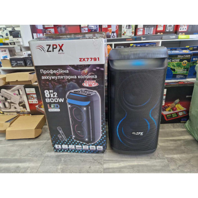 Профессиональная автономная акустическая система ZPX (BT+1MIC+USB+SD+FM)