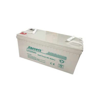 Аккумулятор Jarrett 12V 200 Ah, Тяговый гелиевый аккумулятор, Аккумуляторная батарея для ИБП