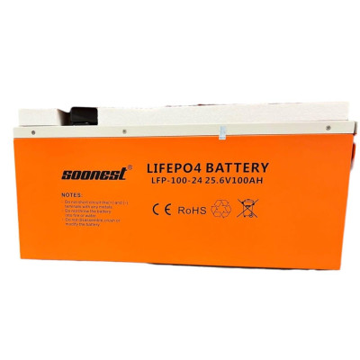 Аккумулятор LiFePO4 в алюминевом корпусе Soonest 24V/100Ah 2,56 kWh