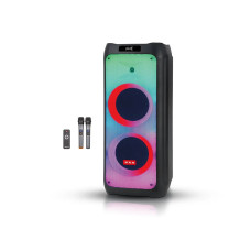 Колонка аккумуляторная ZXX-5590 c радиомикрофонами (USB/BT/FM/TWS)