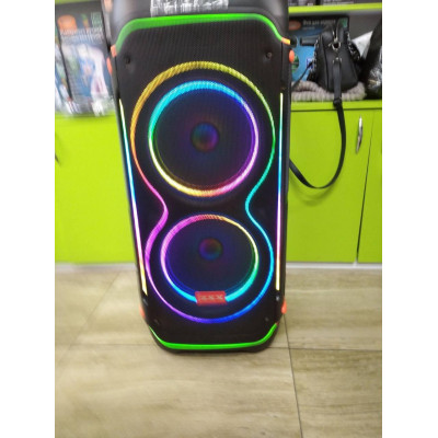 Колонка аккумуляторная портативная ZXX partybox 1000 ватт RMS c радиомикрофонами (USB/BT/FM/TWS)