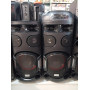 Комплект мощной парной акустикиTMG ORIGINAL PA-121 Proaudio 500W (USB/FM/Bluetooth) + 2 радиомикрофона Djпульт