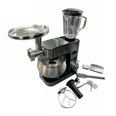 Кухонний комбайн 3в1 Rainberg RB 8087 4200 Вт с тестомесом и электронным табло