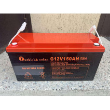 Аккумулятор Turkish Solar 12V150 Ah, Тяговый гелиевый аккумулятор, для котла и солнечных панелей Аккумулятор Turkish Solar 12V150 Ah, Тяговый гелиевый аккумулятор, для котла и солнечных панелей