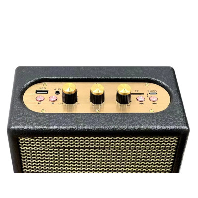 Акустика в ретро стиле M27 Bluetooth колонка портативная BT5.4,USB/AUX/TF