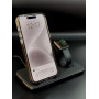 Бездротова зарядка QI док-станція Smart Pro Wireless Charger 2 4в1 для iPhone/Android/Apple Watch/AirPods