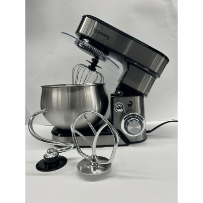 Кухонный комбайн, миксер, тестомес Rainberg RB-8086 чаша 5 л 3800 Вт металл/серебристый