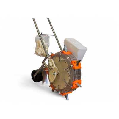 Ручная сеялка однобункерная точного высева на 7 высевающих сопел для кукурузы, гороха, нута, других бобовых