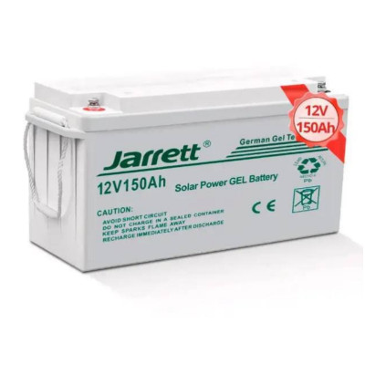 Аккумулятор Jarrett 12V150 Ah, Тяговый гелиевый аккумулятор, для котла и солнечных панелей