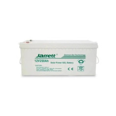Аккумулятор Jarrett 12V 250 Ah, Тяговый гелиевый аккумулятор, Аккумуляторная батарея для ИБП Аккумулятор Jarrett 12V 250 Ah, Тяговый гелиевый аккумулятор, Аккумуляторная батарея для ИБП