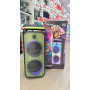 Колонка портативная аккумуляторная NDR-X898 c микрофонами (USB/BT/FM/TWS)