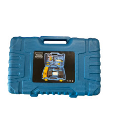 Компрессор автомобильный двухпоршневой Makita в пластиковом кейсе + витой шланг