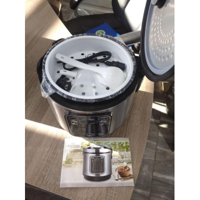 Многофункциональная мультиварка, пароварка, рисоварка Сrowenberg 30 программ 1000 Вт