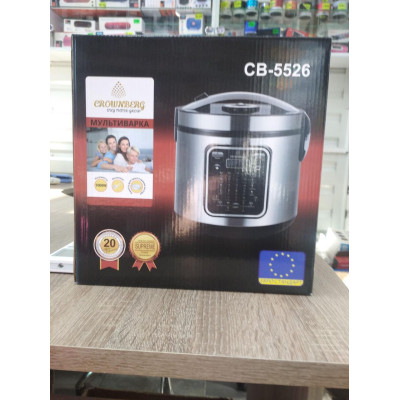 Многофункциональная мультиварка, пароварка, рисоварка Сrowenberg 30 программ 1000 Вт