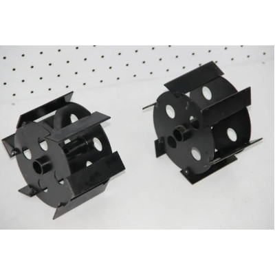 Мощная насадка Культиватор-фреза на подшипниках d28mm/9шл/d26mm/9шл для мотокосы