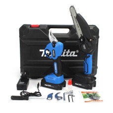 Набор аккумуляторных электроинструментов Makita 2 в 1 для садоводов (электросекатор и пила акб 24v5Ah)