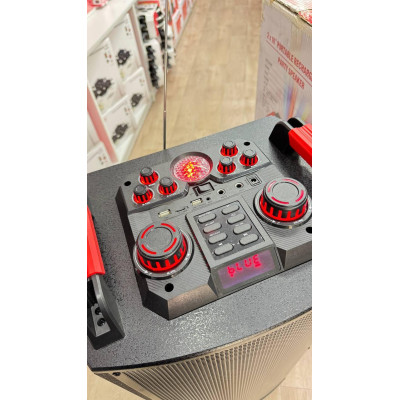 Портативная мошная Bluetooth-Колонка NDR-1010S динамики 2x10 Караоке и 2 радиомикрофона