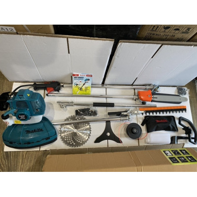Бензокоса 4в1 Makita (кусторез, пила, коса барабан и диск)