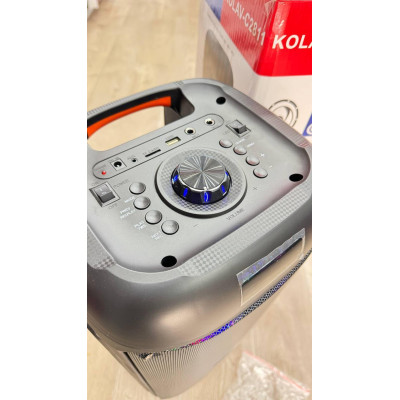 Колонка аккумуляторная KOLAV-C2811 c радиомикрофоном (USB/BT/FM/TWS)