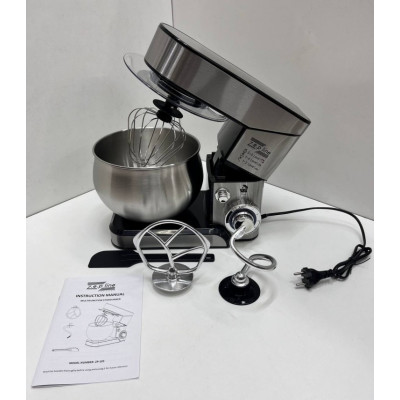 Кухонный комбайн, миксер, тестомес Zepline ZP-105 чаша 6 л 3500 Вт металл/серебристый