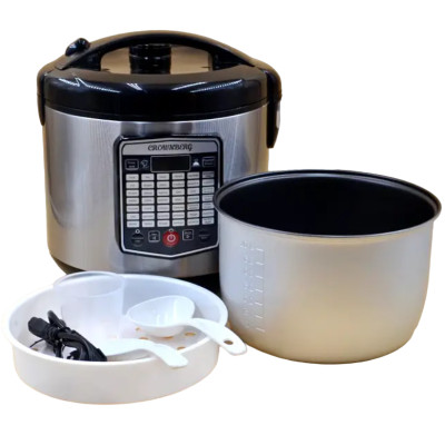 Многофункциональная мультиварка, пароварка, рисоварка Сrowenberg 42 программы 1000 Вт