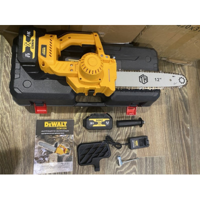 Аккумуляторная цепная пила deWalt DCM122Z (36v 6.0 Ah) шина 30 см в кейсе