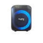 Портативная колонка ZPX party сабвуфер с пультом 250W+LED подсветка