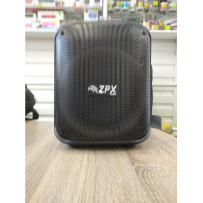Портативная колонка ZPX party сабвуфер с пультом 250W+LED подсветка