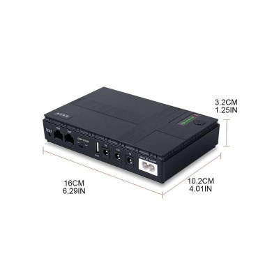 Бесперебойник для роутера ДБЖ для роутера DC1018P DC UPS 10400 mAh 18 Вт