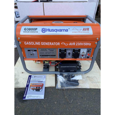 Генератор мультитопливный газ бензиновий с электростартером Husqvarna G3800PGAS 3.8 кВт