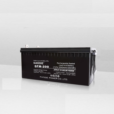 Комплект бесперебойного питания аккумулятор Raggie AGM 12V 200Ah + Инвертер RGSC-2000W-12V