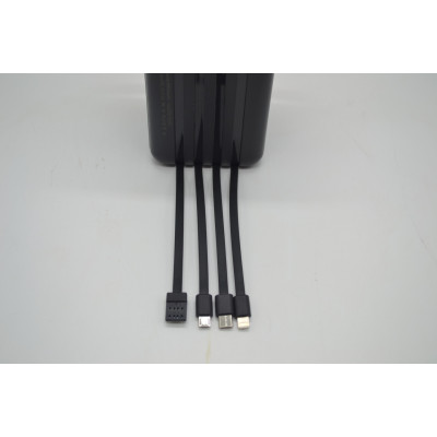 Портативная мобильная батарея повышенной емкости c солнечной панелью Powerbank 80000 mAh