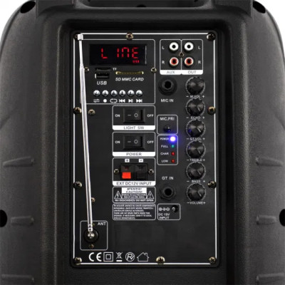 Колонка аккумуляторная с радиомикрофонами TMG ORIGINAL A18X (Bluetooth/USB/SD)