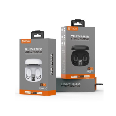 Гарнитура Double с кейсом Bluetooth YSON DOUBLE-TWS-T4