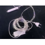 Гирлянда медная проволока Конский хвост 2,0м 20 нитей 400LED (синий) COPPER-WIRE-400B-2
