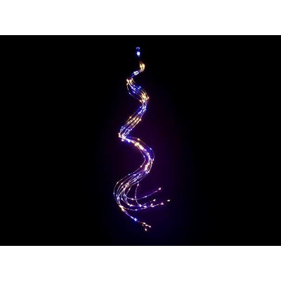 Гірлянда мідний дріт Кінський хвіст 3,0м 300LED (синій) COPPER-WIRE-300B-2