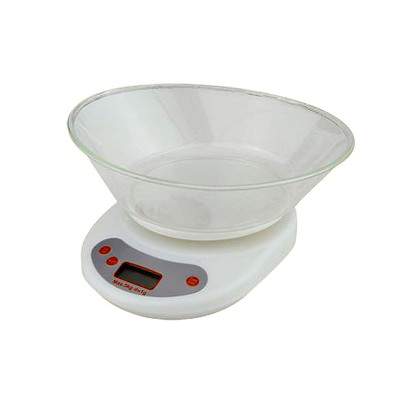 Весы электронные бытовые 5кг кухонные с овальной чашей YZ-1811A EK-02