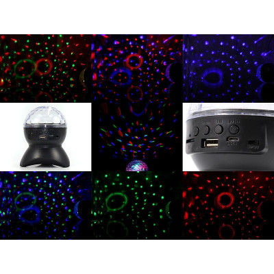 Диско шар Bluetooth MP3/USB/АКБ RHD-199 L-740