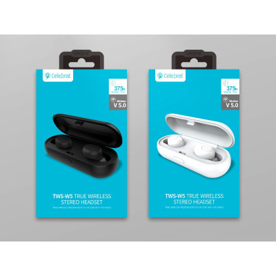 Гарнитура Double с кейсом Bluetooth Celebrat