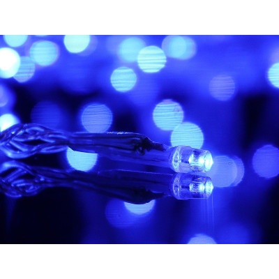 Гирлянда Водопад прозрачный провод 3,0мХ2,5м 480LED (синий) IT-RAINS-480-B