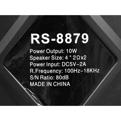 Колонка музыкальная портативная Bluetooth RS-8879