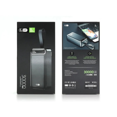Зовнішній акумулятор (power bank) 30000мАг KP KP-39