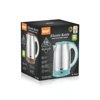 Электрочайник нерж. 2,0л 2200Вт RAF R7830